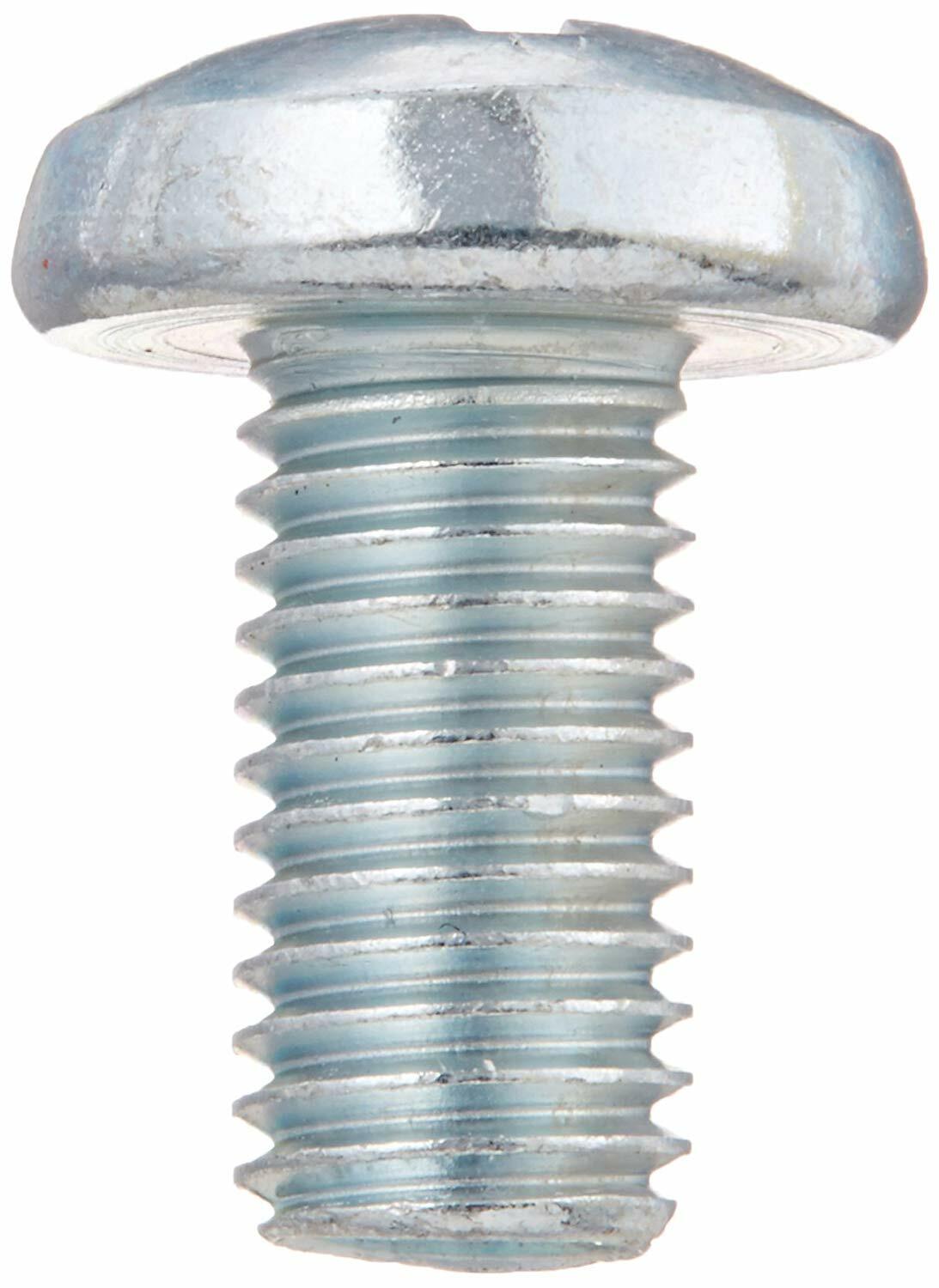 Viti Macchina #2-56 X 5/8 Pollice, Testa Padella, Phillips, Acciaio Zincato (confezione)