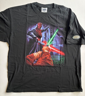 1999 Star Wars Darth Maul Phantom Menace T-Shirt Mens 2XL XXL Used
