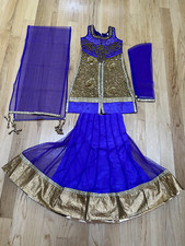 Indian Party Wear Embroidered Handmade Lehenga for Girls
