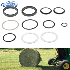 Round Baler Tension Gate Cylinder Seal Kit Fit for John Deere 430 530 Rod & Bore