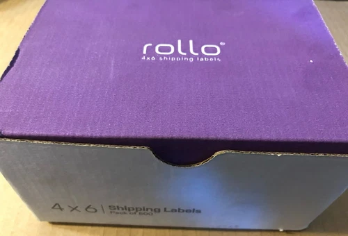 ROLLO Thermal Direct Shipping Label (Pack Of 500 4x6 Fan-Fold Labels) Commercial