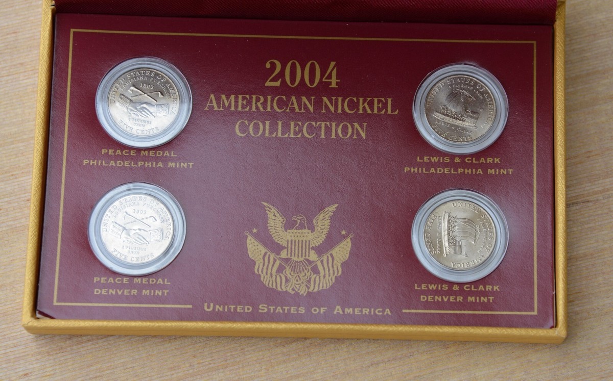 2004 American Nickel Collection U.S. Monetary Exchange PEACE MEDAL