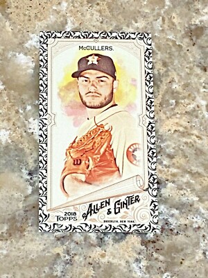 2018 Topps Allen & Ginter Black Border Mini Lance McCullers #247 Houston Astros