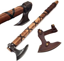 Viking Axe Real Ragnar Lothbrok Axe Bearded Hunting Axe Hatchet Camping Axe