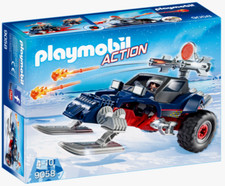 PLAYMOBIL Action 9058 Eispiraten-Racer Polarstation Eistrike Polizei Schneemobil