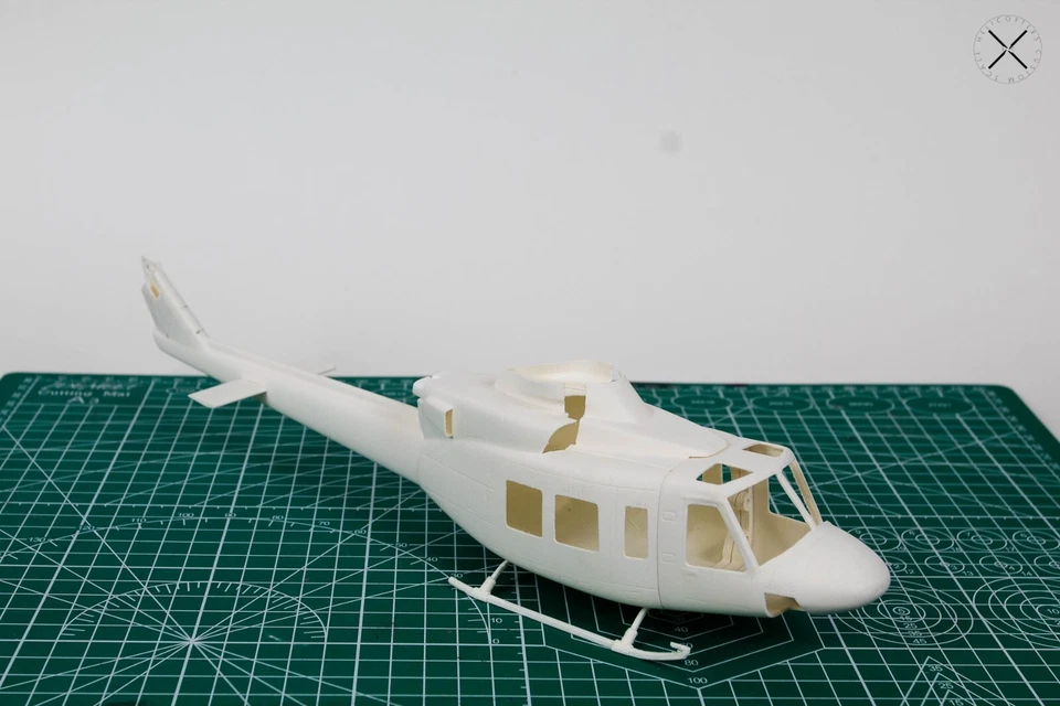 Fuselage kit Bell 412 for K110/K124(NEW Ver) and Compatible Size RC Helicopters - Image 4 of 4