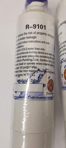 Refresh Refrigerator Water Filter R-9101 For Samsung / Whirlpool - NEW Pack of 3 - Picture 11 of 15