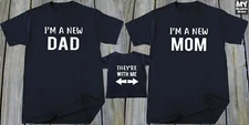 Pregnancy Announcement Couple Matching Shirts Funny Father Son Mom Daughter Baby