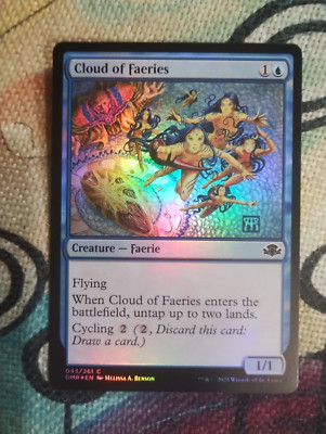 FOIL Cloud of Faeries - Dominaria Remastered - NM - Magic: The Gathering - MTG