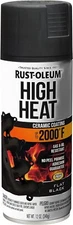 Pintura En Aerosol Negra Mate De Alta Temperatura 12 Oz Para Automoviles