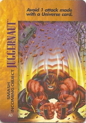 Marvel OVERPOWER PowerSurge Juggernaut Smash Incoming Object special