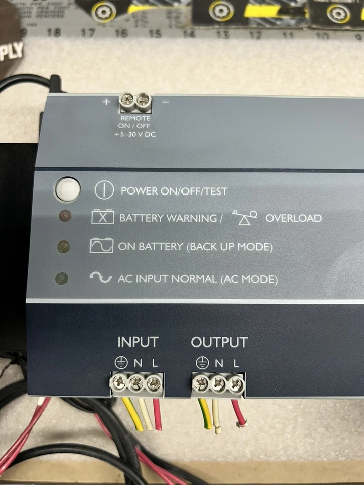 UPS EMERSON SolaHD SDU500 com cartão de relé SOLA-SDU_500VA/300W_WARRANTY_FRETE RÁPIDO! - Imagem 4 de 4