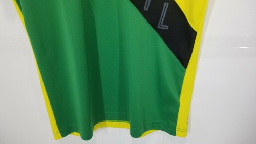 Puma Brasil Soccer jersey Shirt Dry Cell Polyester Yellow/Green/Black Mens Small - Picture 6 of 12