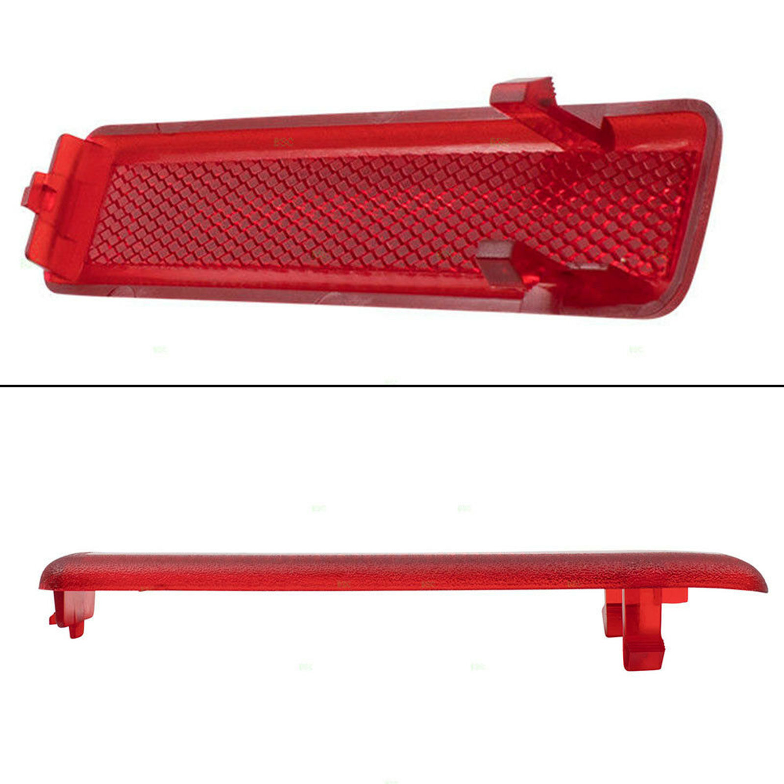 L & R Rear Inside Door Trim Reflectors For Chevy Suburban Tahoe 2003-2007 – Red, Soillar