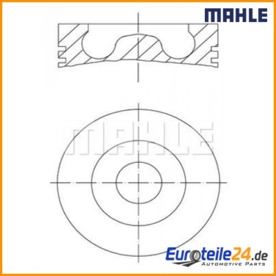 Pistons Mahle 0160700 for Ford Mondeo III Mondeo III Turnier