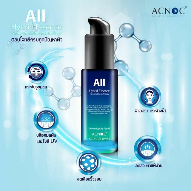 30ml Acnoc All Hybrid Essence Nano Skin Brightening Anti Aging </span> (8859292991778)