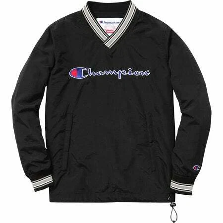 Pull d'échauffement Supreme Champion noir M S/S 15