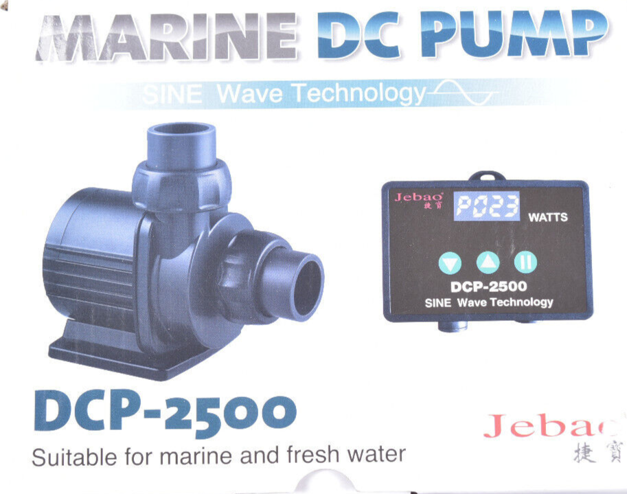 Jebao Jecod Förderpumpe DCP2500 mit Controller 2.500L/h 2,5m Höhe