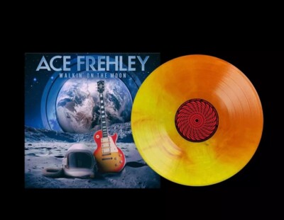 ACE FREHLEY 10,000 Volts Solar Flare Alt-Cover Vinyl LP Walkin On The Moon LE750