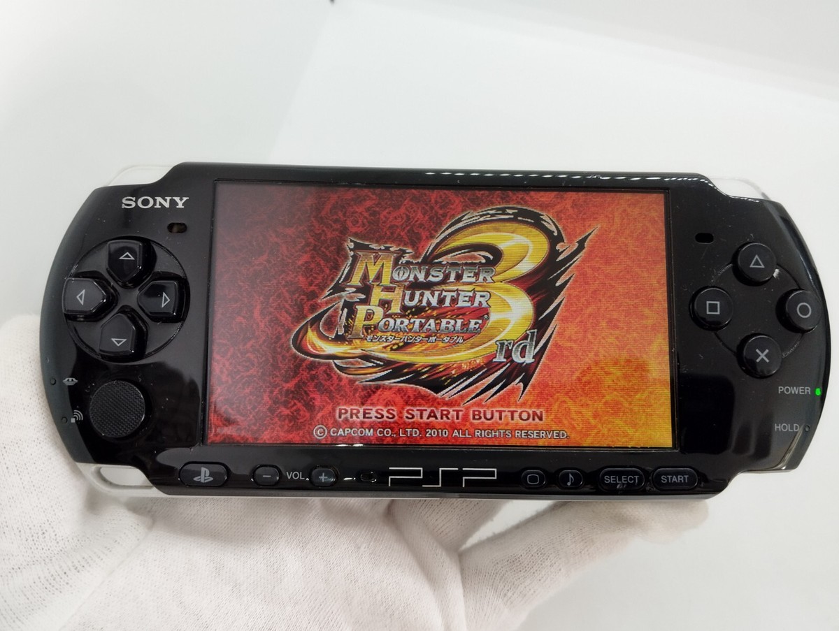 Piano Black Sony PSP 3000 System w/ Box&Charger [ Region