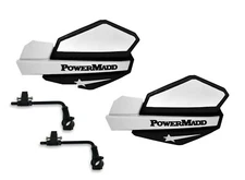 Powermadd Star Series Hand Guards Tri Mount White Black Brute Force Prairie All