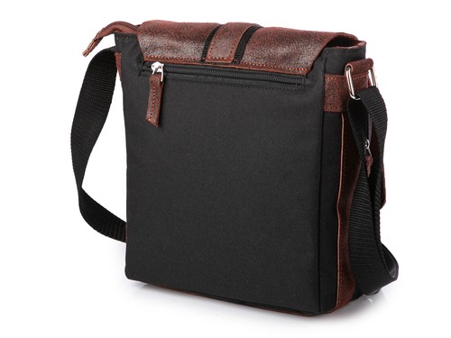 Herrentasche Ledertasche Schultertasche Echt Leder Umhängetasche Vintage Stil - Bild 4 von 7
