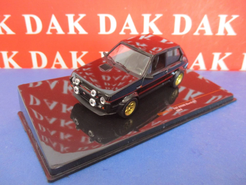 Die cast 1/43 Modellino Auto Fiat Ritmo Abarth Gr2 Black 1979 by Ixo - Immagine 2 di 4
