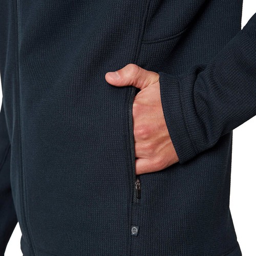 Mondetta Full Zip Men’s Waffle Jacket, Blue - Size: L - Picture 3 of 4
