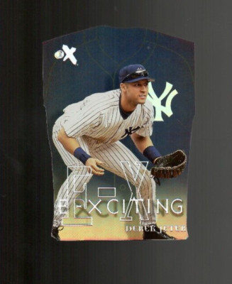 Derek Jeter 2000 Fleer E-X ''Exciting'' New York Yankees Insert card # XT-7