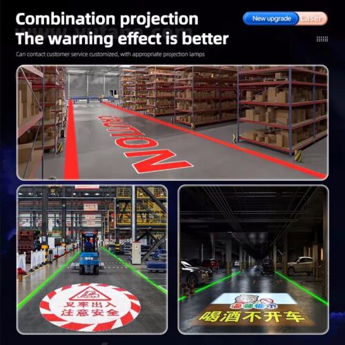 Industrial Virtual Laser Safety Line Sign Projector Floor Marking Warning Light - Picture 8 of 20