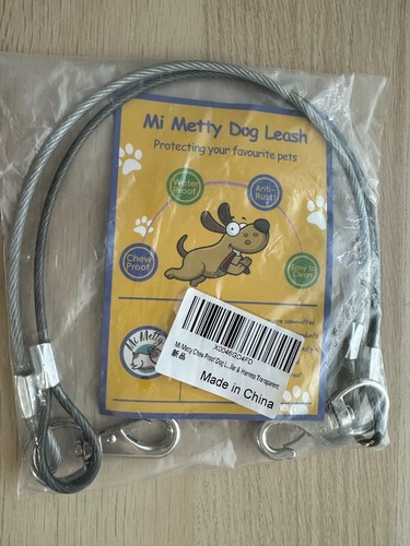 Chew Proof Dog Leash - 2Pack Metal Cable Lead,No Tangle Multiple Dog Leashes for - Picture 8 of 8