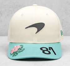 NWT Oscar Piastri 81 McLaren F1 Hat White Tea...