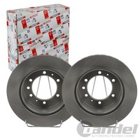 2X Ferodo 316Mm Bremsscheiben BelÜFtet Hinten Passend FüR Nissan Patrol | DDF976