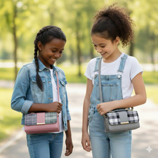 Trendy Little Girls Satchel Handbag Cute  Stylish with Handle or Shoulder Strap