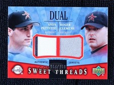 2004 Sweet Spot Threads Dual Jerseys 64/150 Andy Pettitte Roger Clemens 07qw