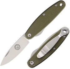 BRK Designed by ESEE Churp Folding Knife 2⅝″ D2 Tool Steel Blade Micarta Handle