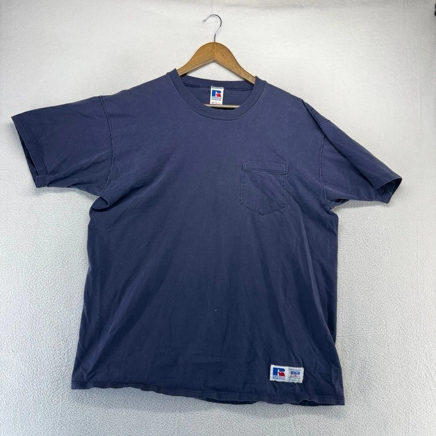 Russell Athletic Blue Original Vintage T-Shirts for Men for sale