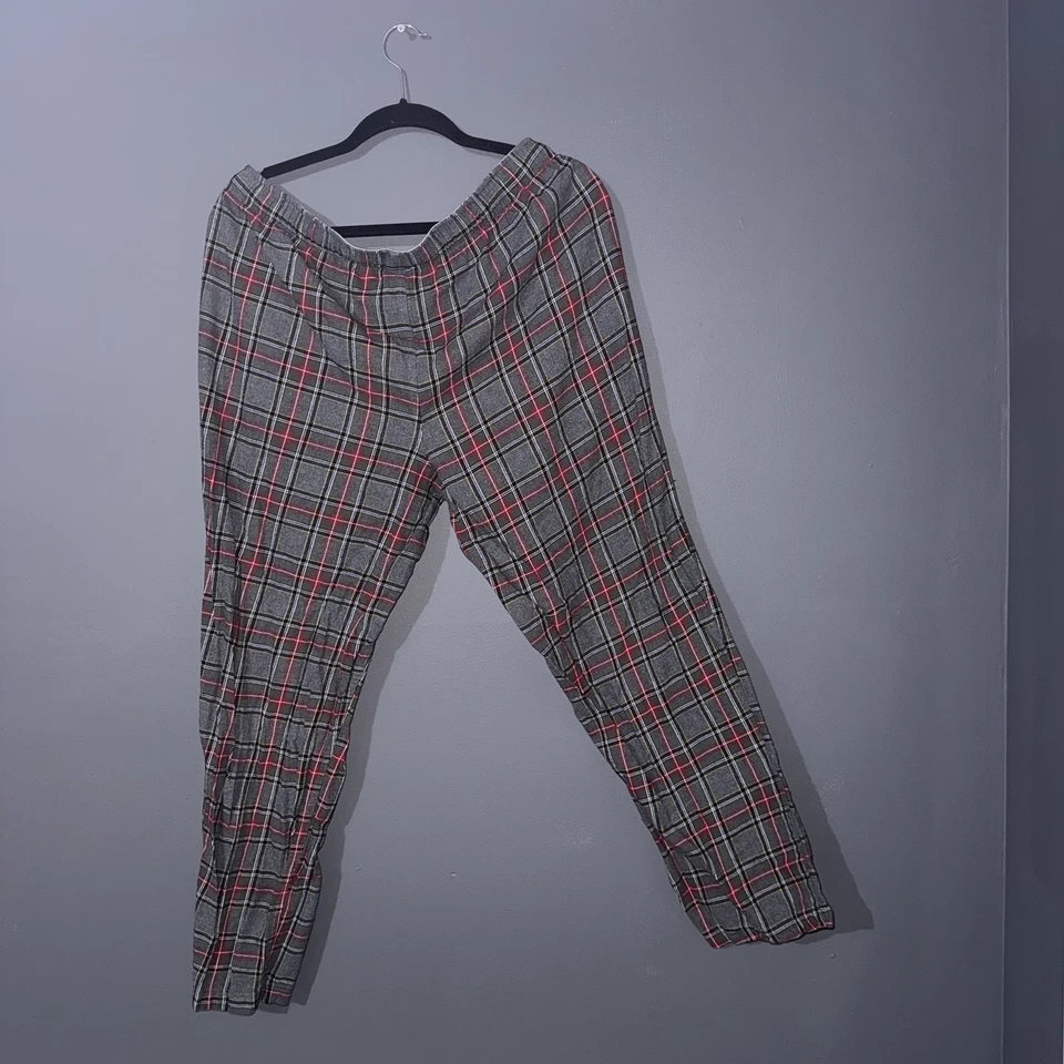 Мужские фланелевые брюки Eddie Bauer в клетку зеленые/черные/красные клетчатые большой размер - Изображение 3 из 4