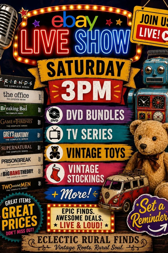 😎🔥DVD Bundles Vintage Toys Vintage Stockings + More 🔥😎