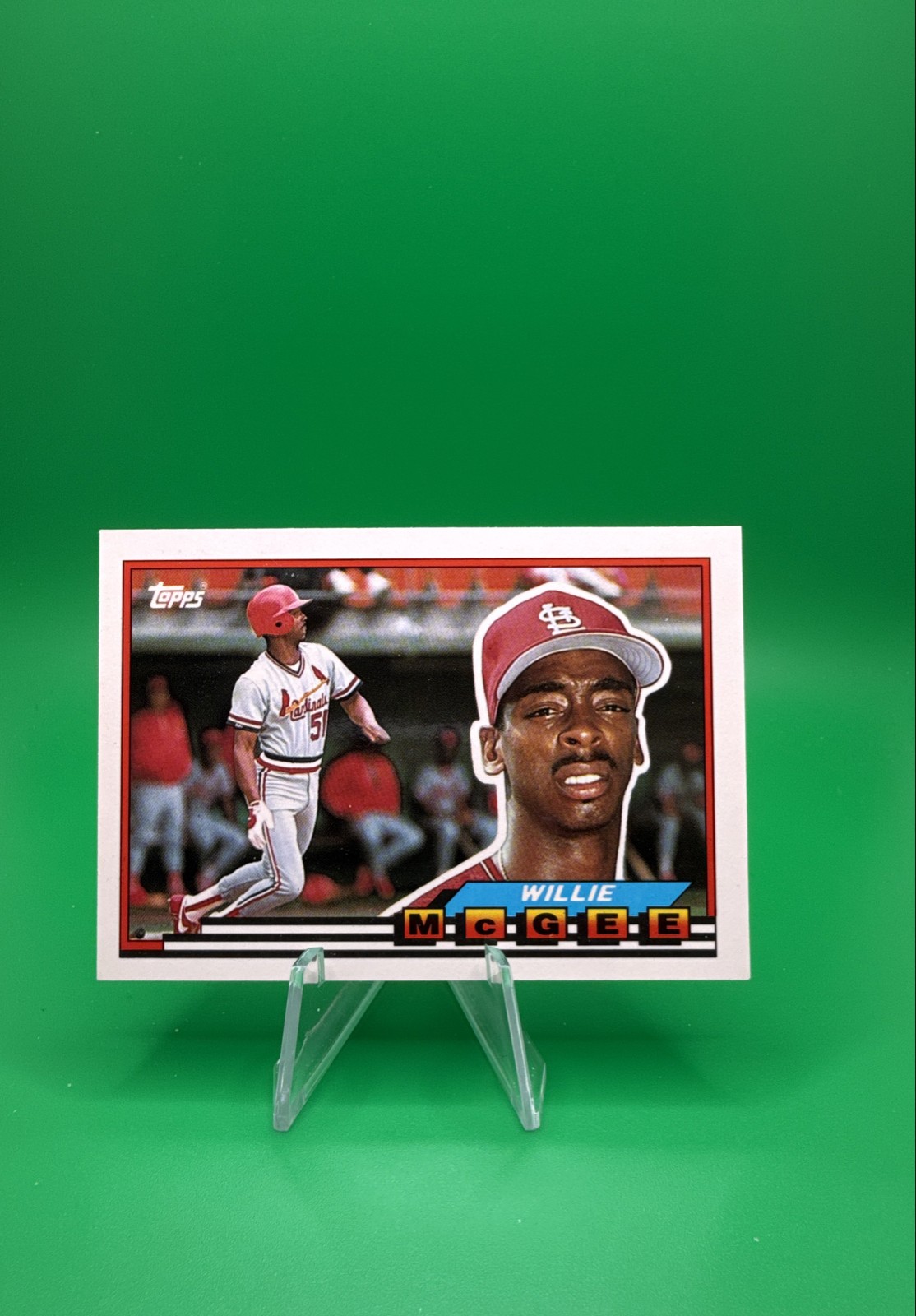 1989 Topps Big - Willie McGee #183. I2