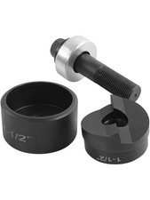 AMZCNC 1-1/2" Conduit Hole Size Knockout Punch Unit with Manual Draw Black