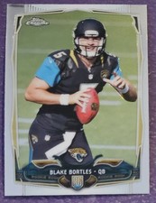 2014 Topps Chrome #187 Blake Bortles Rookie Football card Jacksonville Jaguars!. rookie card picture