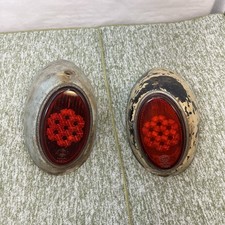 Vintage Vw Bug Beetle Snowflake Taillights 1955 56 57 58 59 60 1961 Hella K1564