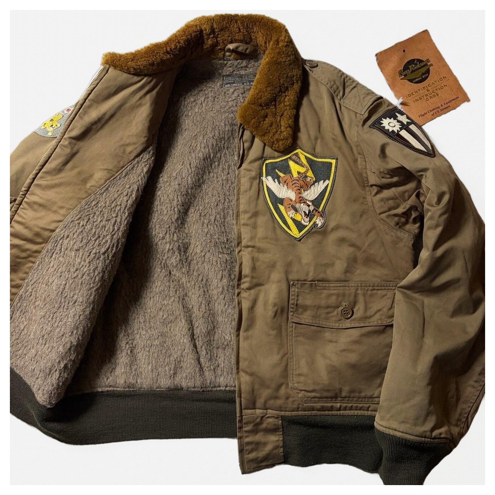 Buzz Rickson's B-10 Flight Jacket Flying Tiger Pa… - image 1