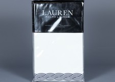 RALPH LAUREN NAVY SPENCER CABLE EMBROIDERY 100 Cotton KING Sham