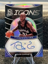 Kevin Garnett Spectra 2019-20 Icons Signature Auto /49 Minnesota Timberwolves