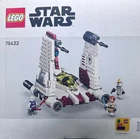 LEGO 75432 Star Wars: V-19 Torrent Starfighter - NO MINIFIGURES - Ship Only!