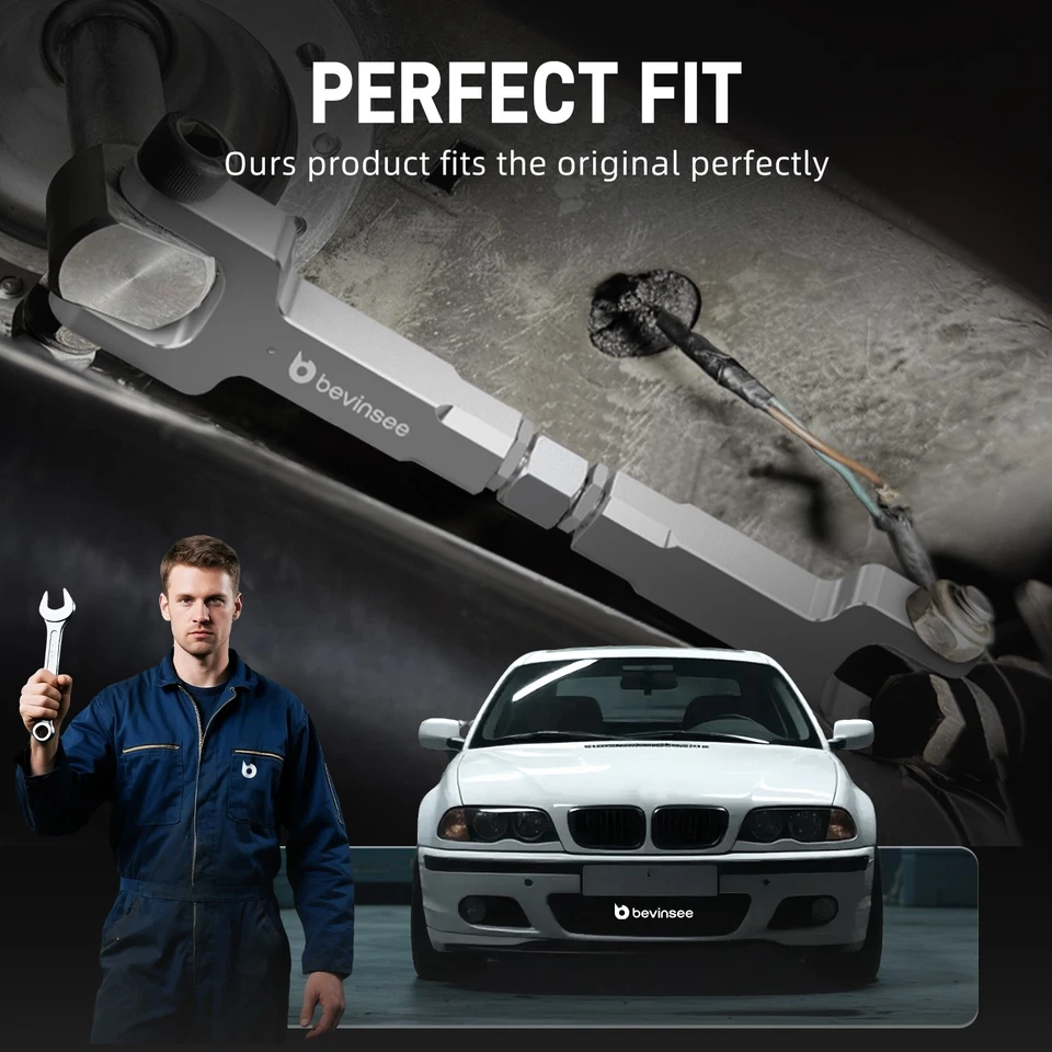 Varilla selectora de cambio de marchas DSSR ajustable para BMW E46 320i 323i 325i 1999-2006 Foto 3 de 4