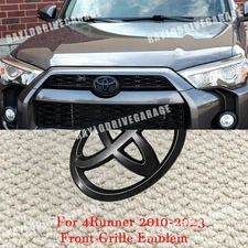 Front Grille Emblem 2010-2023 For 4RUNNER Overlay Blackout Adhesive Grill Bumper