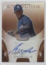 2013 Bowman Sterling Prospect Orange Refractor 27/75 Rafael De Paula Auto im0